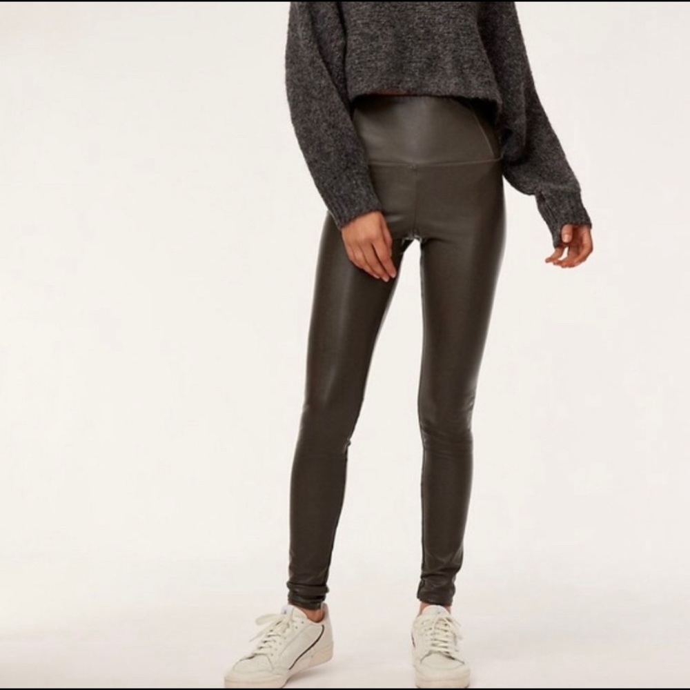 Wilfred Free Daria Pant Vegan Leather Leggings XS